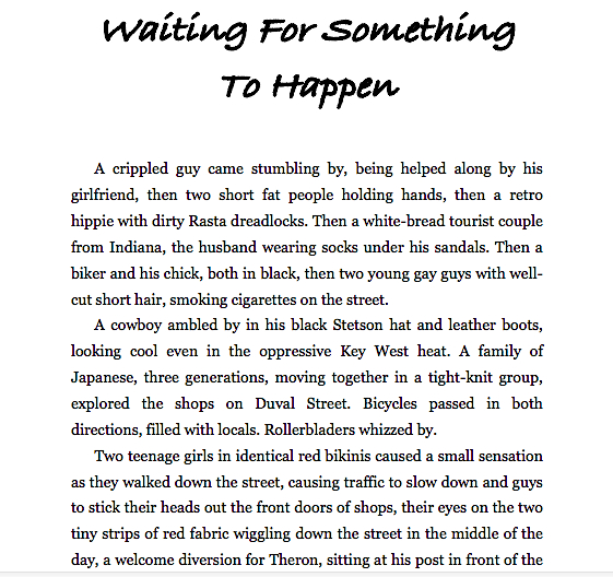 Waiting For Something to Happen and Other Short Stories